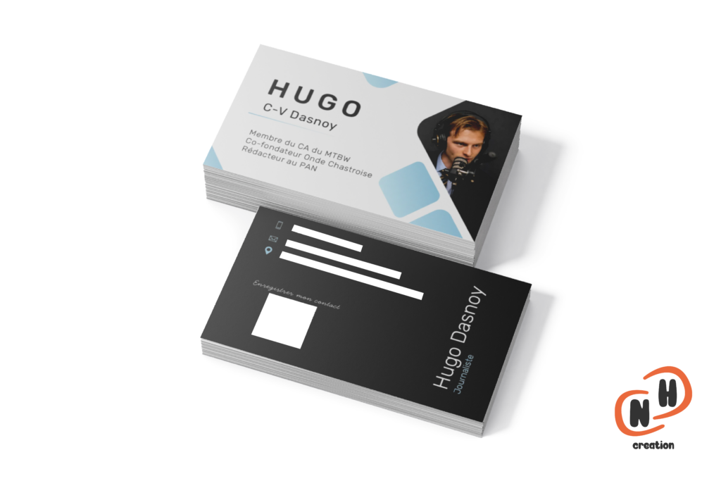 Mes réalisations mockup hugo cv flou info